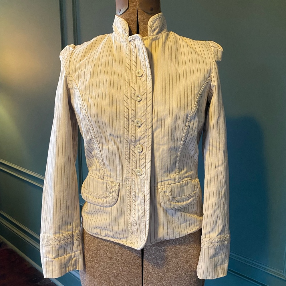 Striped Cream Jacket